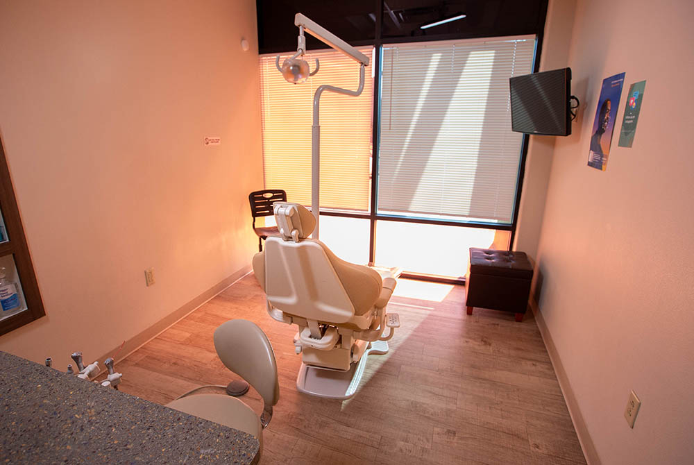 A dental treatment room